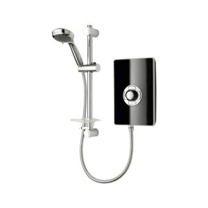 Triton Aspirante 9.5kW Contemporary Electric Shower Black Gloss