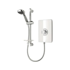 Triton Aspirante 8.5kW Contemporary Electric Shower White Gloss