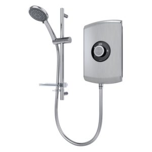 Triton Amore Electric Shower 8.5kW Brushed Steel