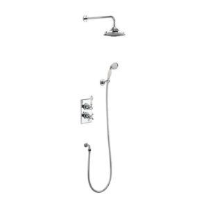 Burlington Trent Thermostatic Shower Valve with Handset & Rose