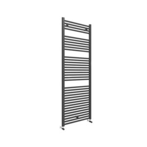 Essential Straight 1703x600mm Matt Black Towel Warmer