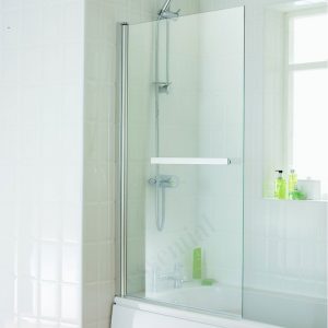 Essential Eclipse Square Bath Screen 800x1400mm 6mm Glass