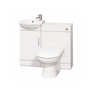 Essential Alaska White 4 Part Furniture Set 950mm