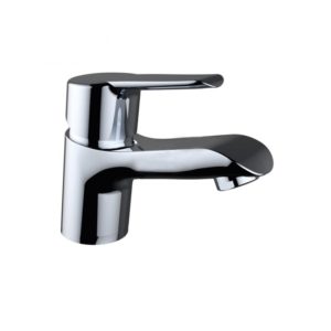 Essential Napo Mini Basin Mixer with Click Waste Chrome