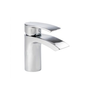 Essential Mantaro Mono Basin Mixer with Click Waste Chrome