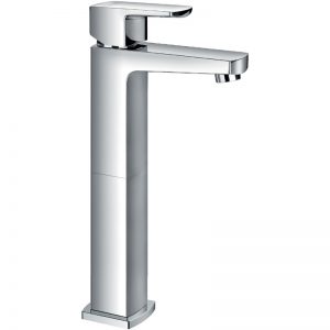 Flova Dekka Tall Single Lever Basin Mixer with Clicker Waste