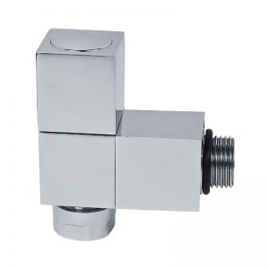 Frontline Angled Square Radiator Valves Pair