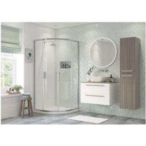 Refresh Dove Framed 900mm 2 Door Quadrant Enclosure