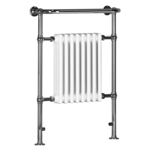 Iona Kivu 673x965mm Traditional Radiator White