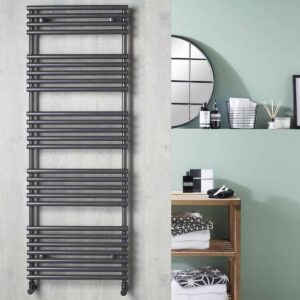 Redroom TT Anthracite 1355x596mm Heated Towel Rail