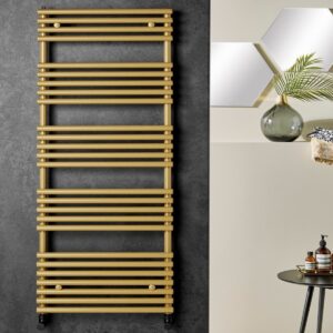 Redroom TT Lux Gold Look 1635x496mm Heated Towel Rail