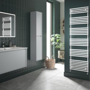 Redroom TT Lux Quartz White 1635x596mm Heated Towel Rail