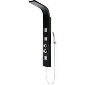 Synergy Spinnaker Black Shower Tower